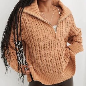 Aerie Cable Car Quarter Zip